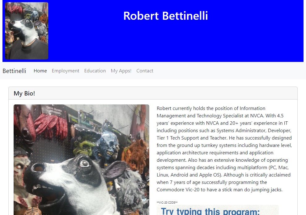 Image for Portfolio Web App